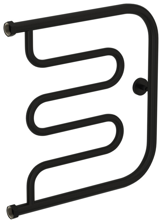 Полотенцесушитель водяной Сунержа Лира 500x500 мм черный матовый 31-4011-5050