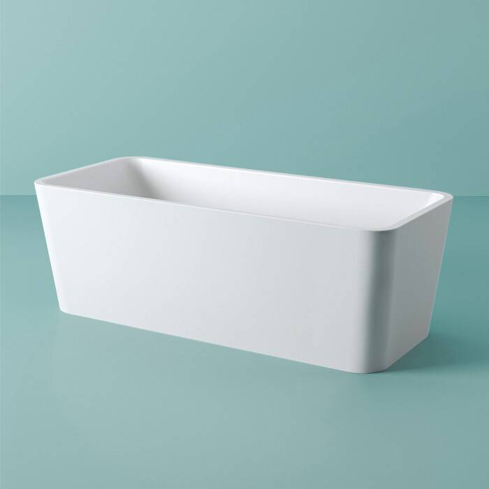 Ванна Artceram Square 180x80 см White matt ACW00405