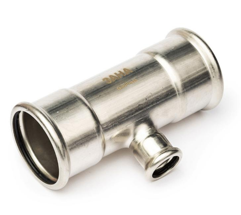 Тройник пресс SANHA NiroPress AISI 304L 88.9х22х88.9 мм нержавеющая сталь 6911308922893