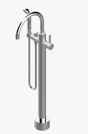 Смеситель для ванны и душа THG Hamptons with lever handles напольный цвет бронза G4SD016508S