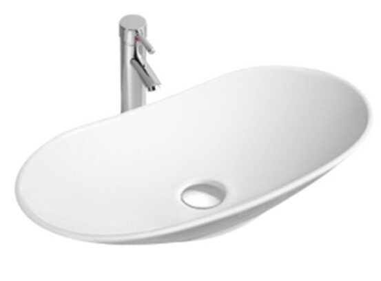 Раковина Splendy Emotion 655x340x140 мм без отверстия цвет белый EM10565T0NW