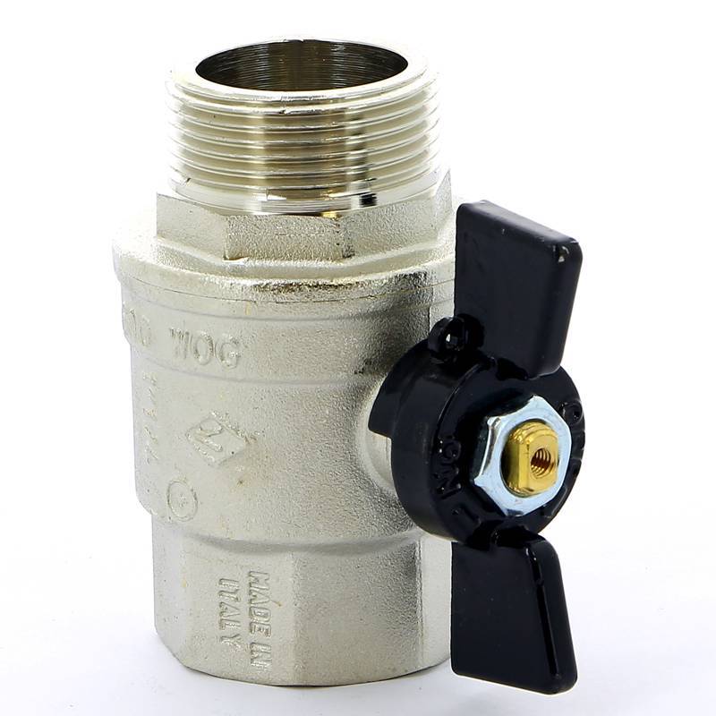 Кран шаровой Bugatti OREGON НВ бабочка 1 1/4 3070075