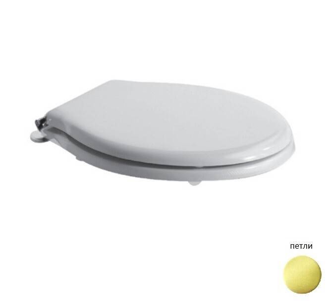 Сиденье для унитаза Globo Paestum 368x415 мм микролифт Rovere Bianco PS24RB