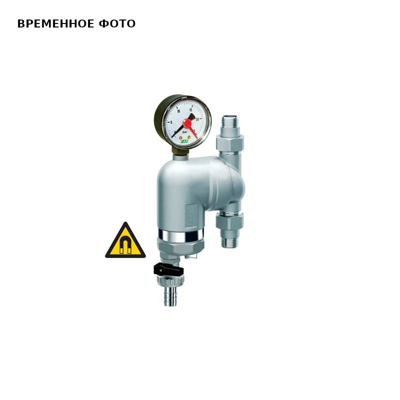 Фильтр самоочищающийся FAR с манометром и магнитной вставкой 1/2 НР-НР 300 мкм FA 39M4 12
