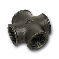 Крестовина чугунная EE 1 1/2 ВР черная тип 180 9180112S