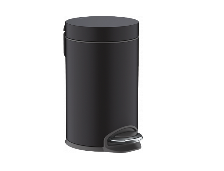 Корзина для мусора Hansgrohe AddStoris 170х170х265 мм черный матовый 41775670