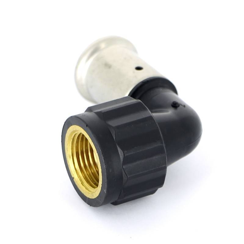 Угол пресс с внутренней резьбой Henco PVDF 20x1/2 6PK-2004