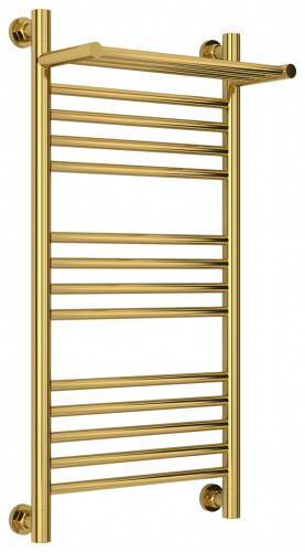 Полотенцесушитель водяной Сунержа Богема с 1 полкой 400х800 мм золото 03-0223-8040