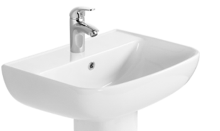 Раковина, Splendy, Memory, шгв 540-450-175, отверстия для смесителя-1, цвет-белый