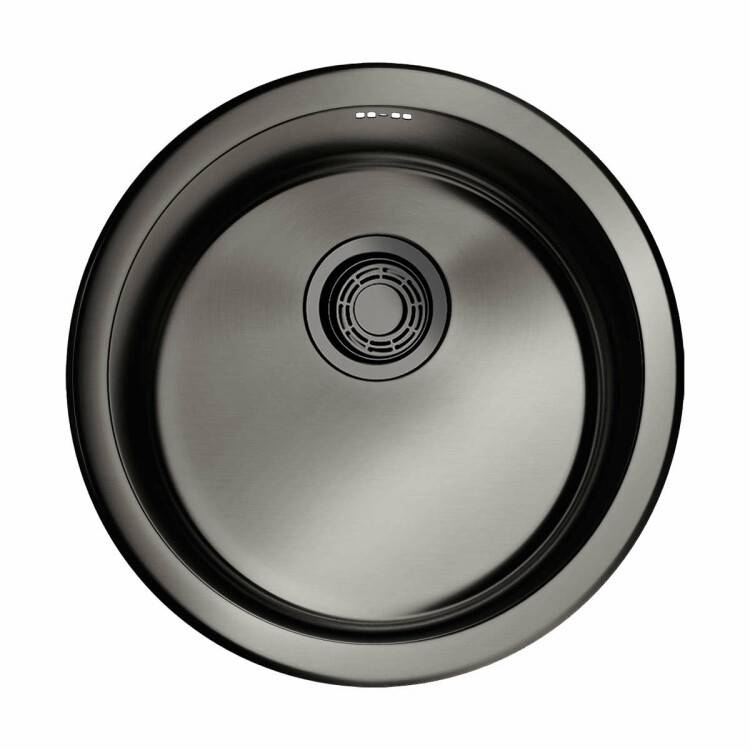 Кухонная мойка OMOIKIRI Toya 450x450x180 мм вороненая сталь 4993072