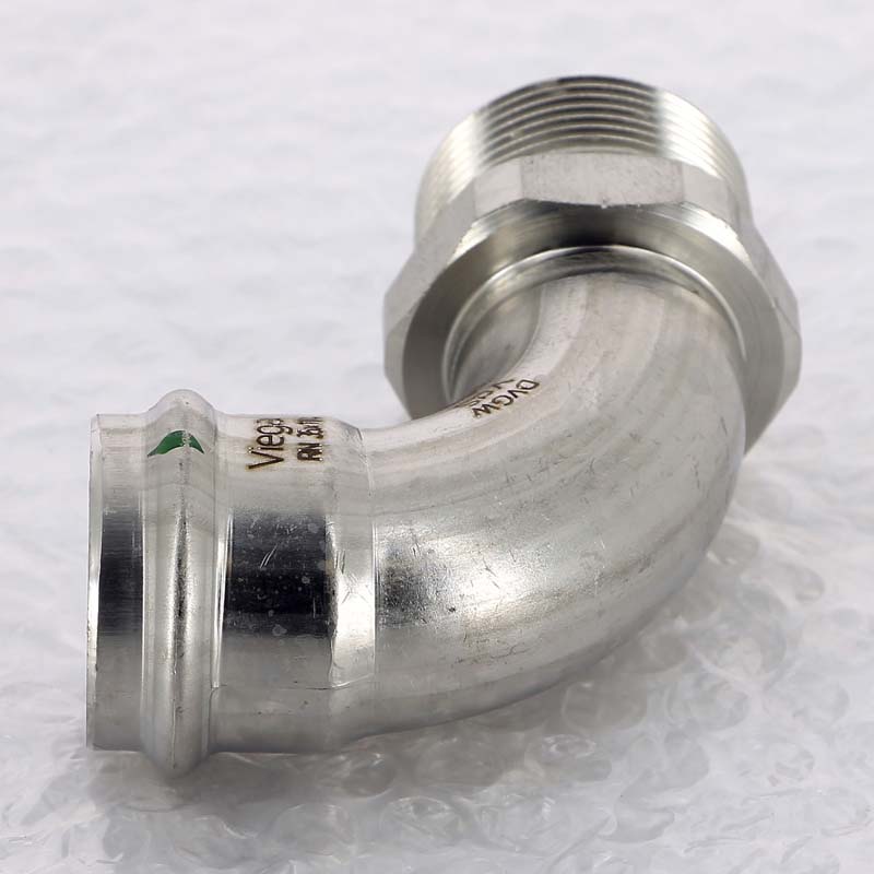 Угол пресс-Н нержавеющая сталь Viega Sanpress Inox 35x1 1/4 436940