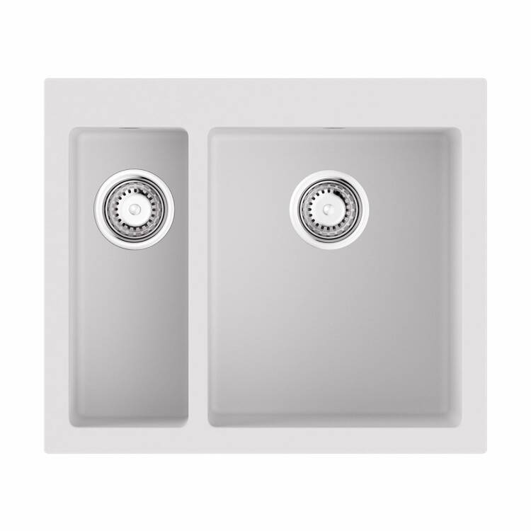 Кухонная мойка OMOIKIRI Bosen 59-2 590x500 мм 2 чаши белый 4993823