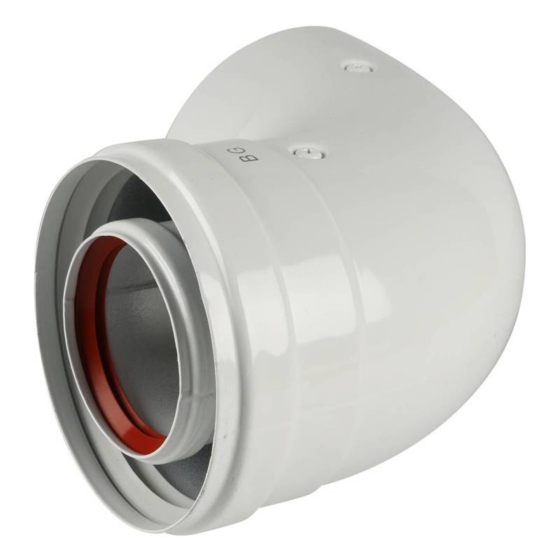 Отвод коаксиальный BAXI 60/100 мм 90° 71410142