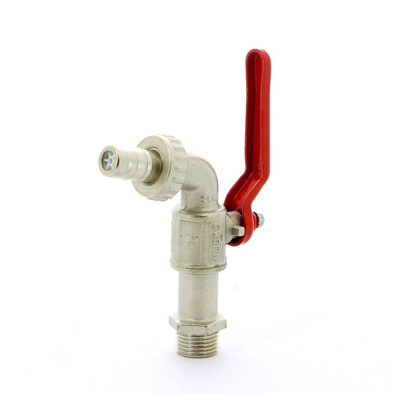 Кран шаровой садовый Itap 133 со штуцером и бабочкой 1/2 1330012