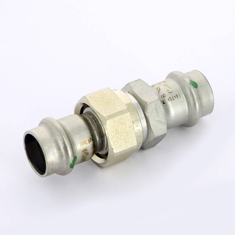 Муфта переходная пресс-Н Viega Sanpress Inox нержавеющая сталь 18x3/4 разъемная SC-Contur 438289