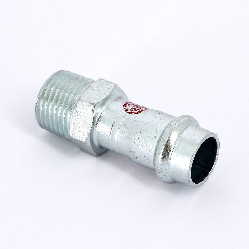 Муфта переходная пресс-Н IBP B > Press Carbon 15х1/2 оцинкованная сталь PC4243G0150400