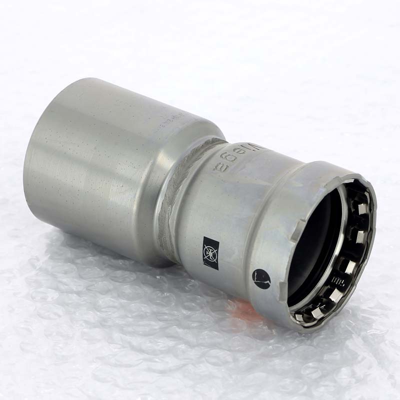 Муфта-вставка пресс Viega Megapress 2x1 1/2 оцинкованная сталь 695538