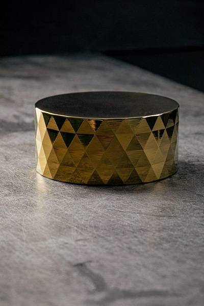 Смеситель для раковины Boheme Venturo врезной на 3 отверстия Diamond золото матовое 150-MG-DIAMOND