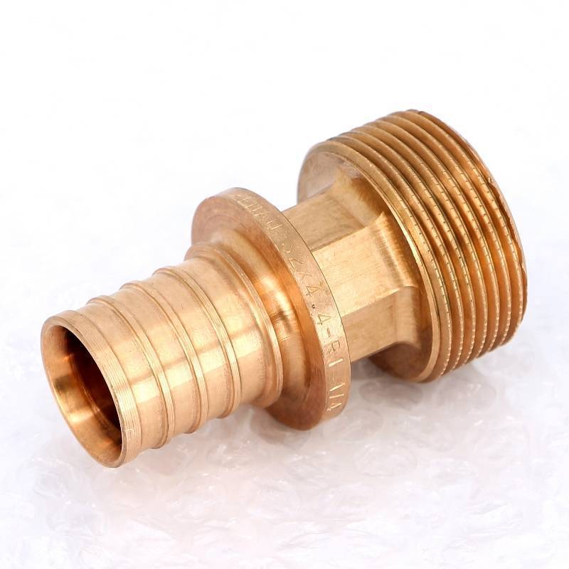 Муфта надвижная REHAU Rautitan RX+ 32х1 1/4 с наружной резьбой бронза 14563221001