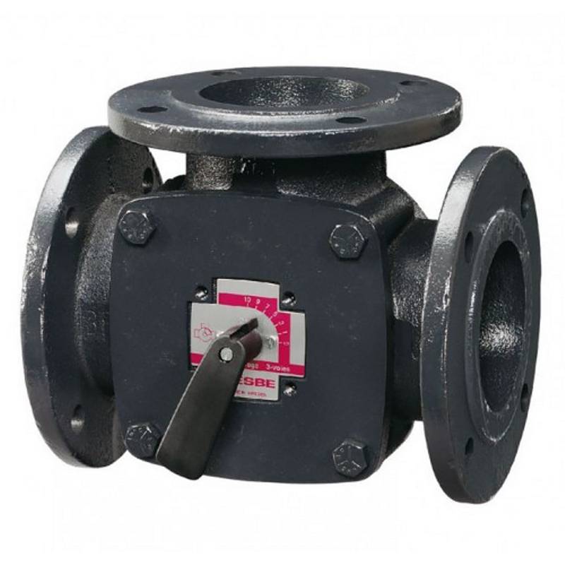 Клапан трехходовой смесительный ESBE 3F DN125 фланцевый чугунный 11101400