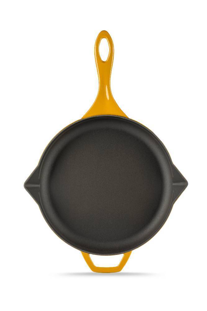 Сковорода чугунная Hosseven HS Y KTV 28 YELLOW 28 см А722528