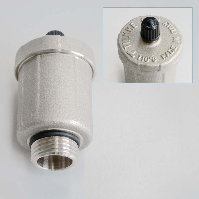 Воздухоотводчик автоматический Tiemme 1/2 никелированный 1980001