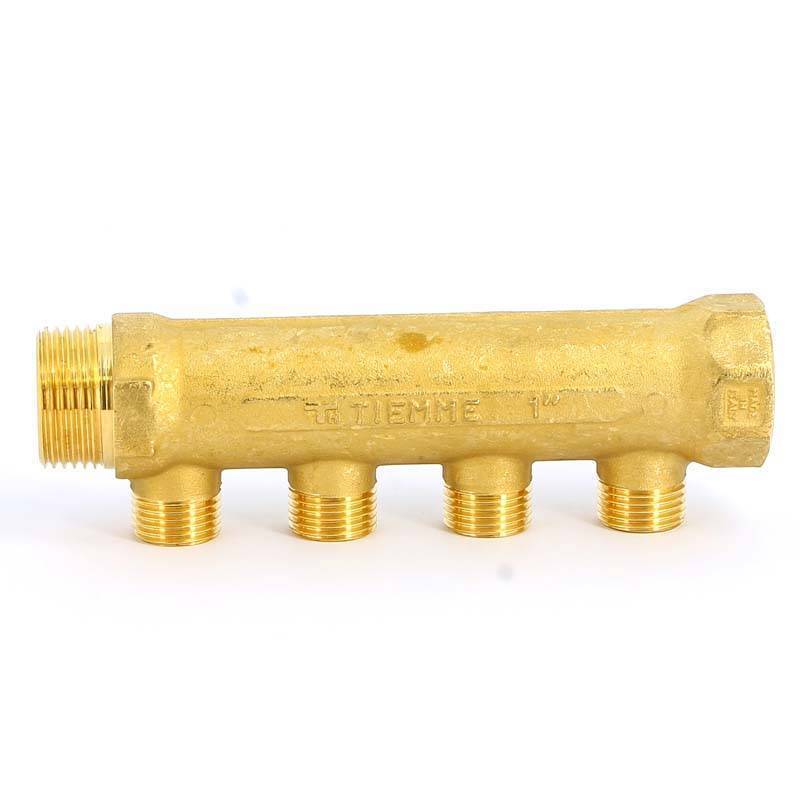 Коллектор Tiemme 1910 1 НВ 4 выхода 1/2 Н 36 мм 1910005