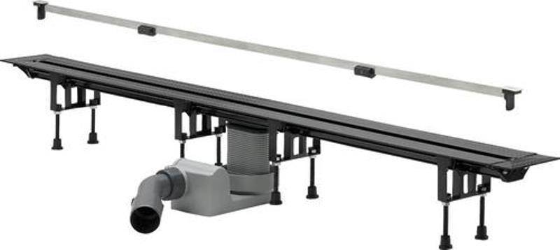 Лоток душевой Viega Advantix Vario 300-1200 мм с глянцевой решеткой 704360