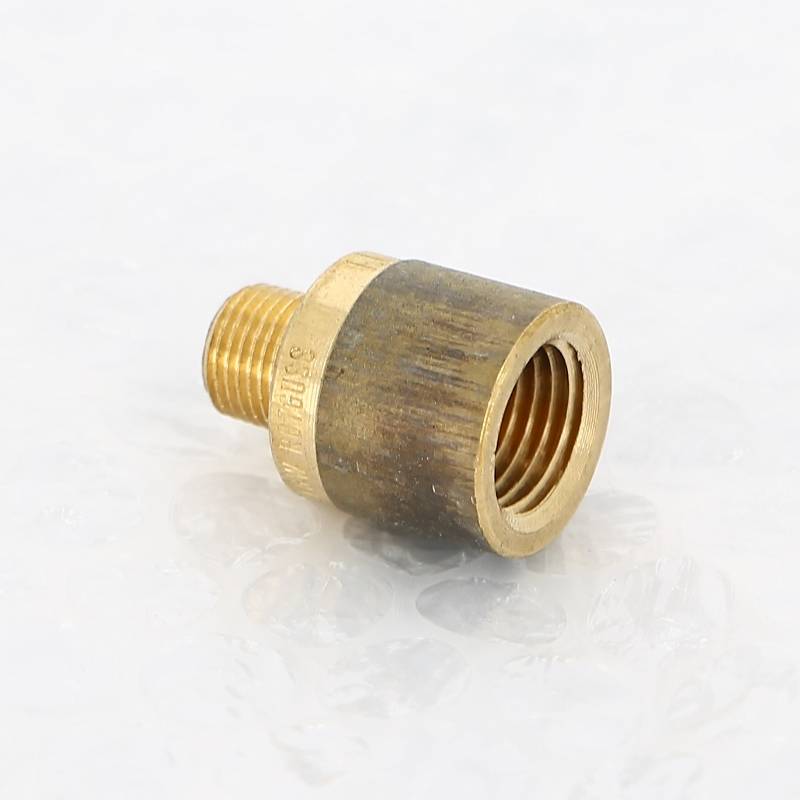 Переходник круглый Viega 1/8 x 1/4 дюйма НВ бронза 441128