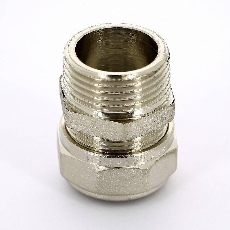 Муфта обжимная Tiemme никелированная 26х1 НР 1600015