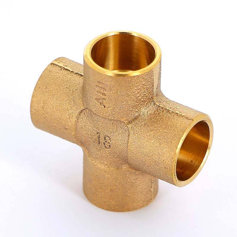 Крестовина под пайку Viega 18 мм медная 134464