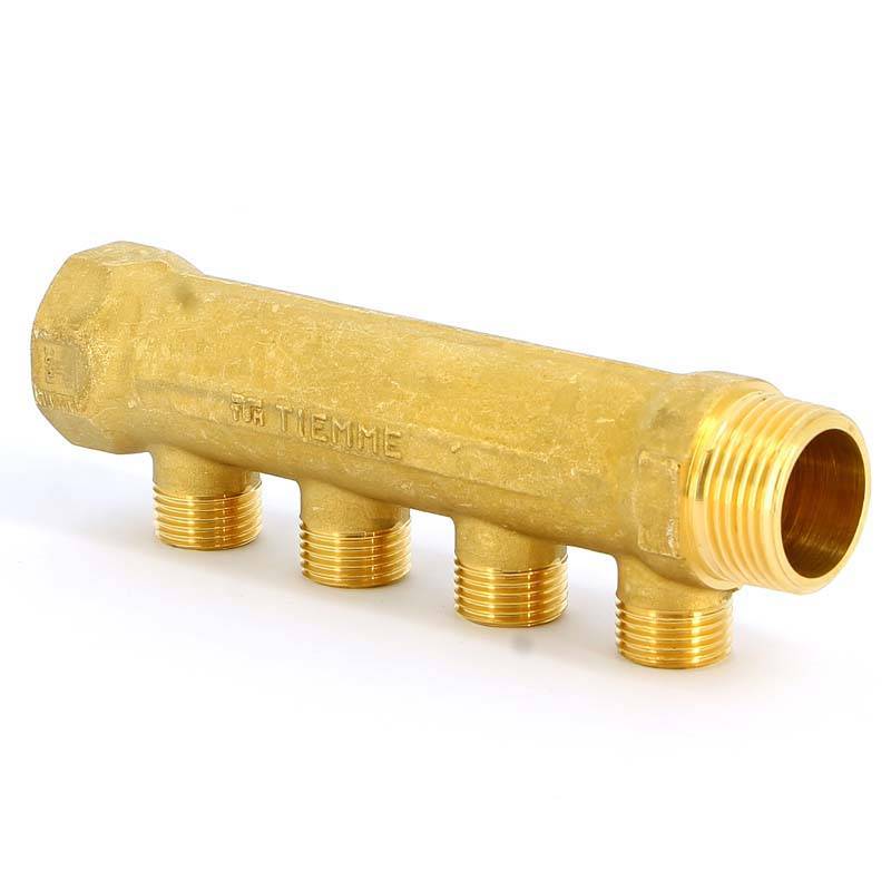 Коллектор Tiemme 1910 1 НВ 4 выхода 1/2 Н 36 мм 1910005