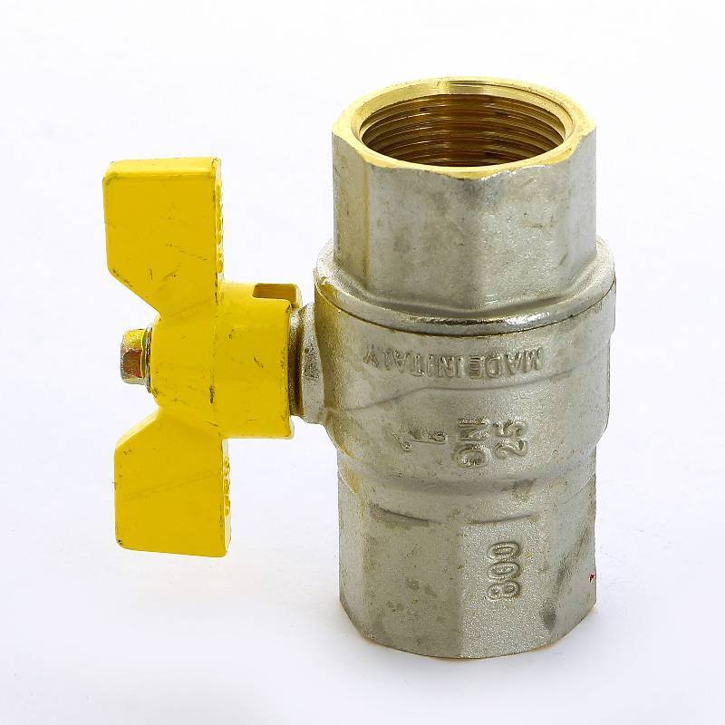 Кран шаровой для газа F.I.V. FUTURGAS 1 ВВ бабочка 80010101