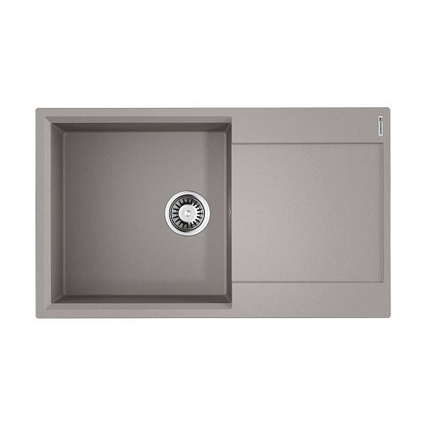 Кухонная мойка Omoikiri Daisen 86-GR Artgranit 86x50 см leningrad grey 4993698
