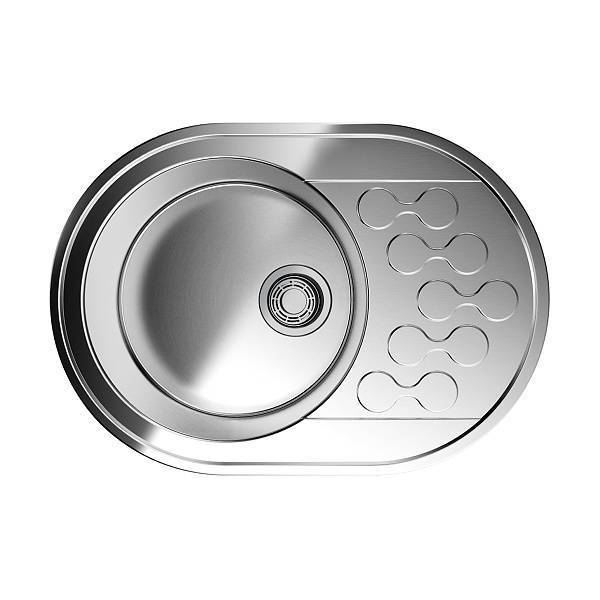Кухонная мойка Omoikiri Kasumigaura 65-IN нержавеющая сталь 65x46 см 4993727