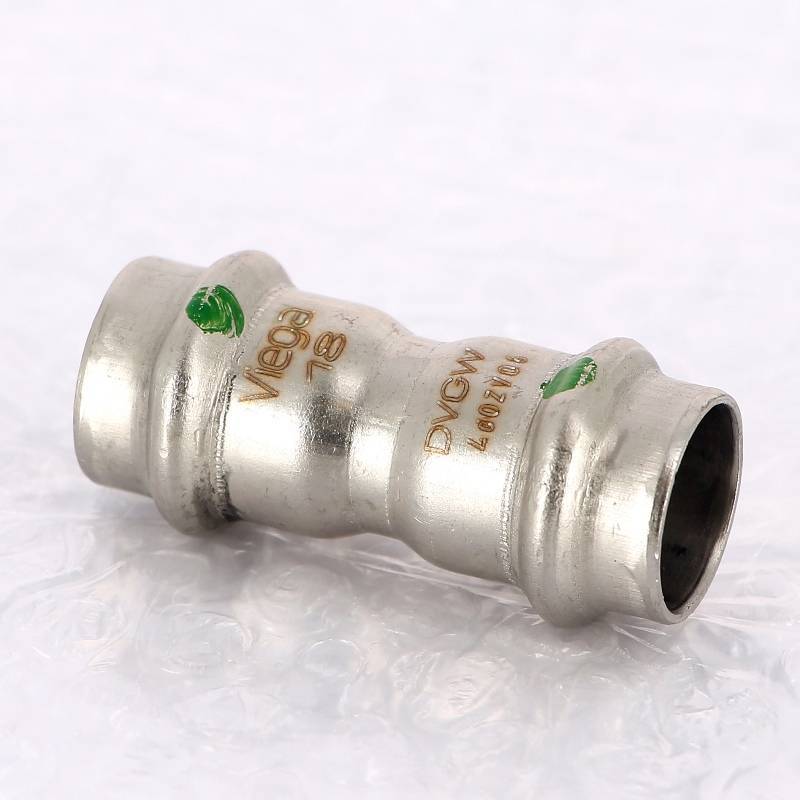 Муфта пресс Viega Sanpress Inox 18 мм нержавеющая сталь 436162