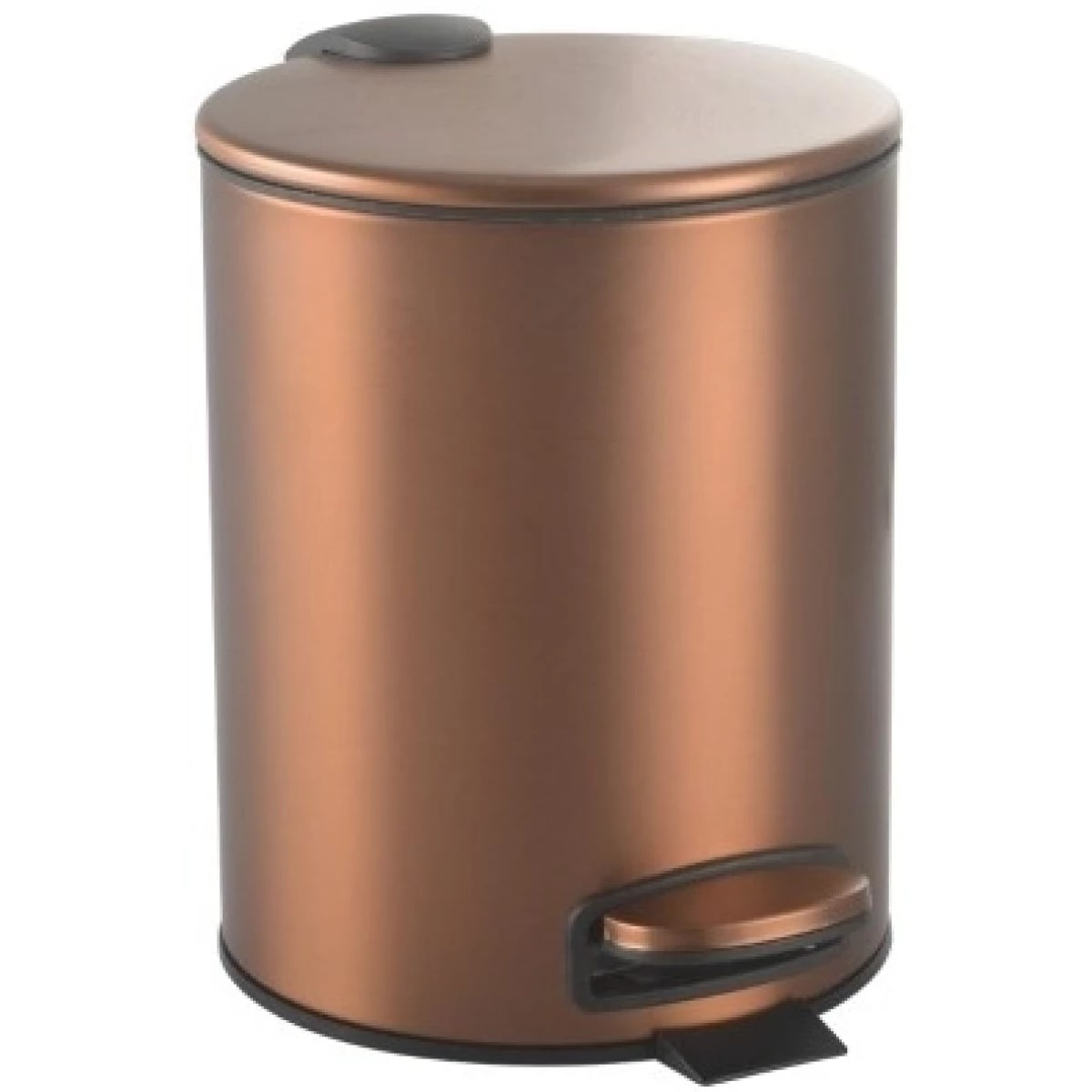 Ведро напольное Boheme Uno с крышкой и педалью матовая медь 10426-CB