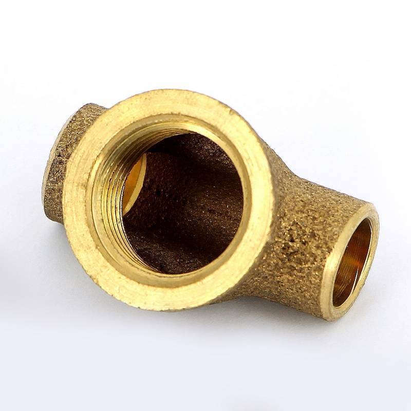 Тройник бронзовый под пайку IBP 4130G 12х1/2 ВР 4130G 12x1/2