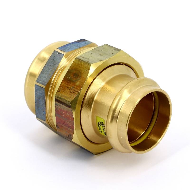 Муфта пресс Viega Prestabo с накидной гайкой 42х1 1/2 оцинкованная сталь 379377