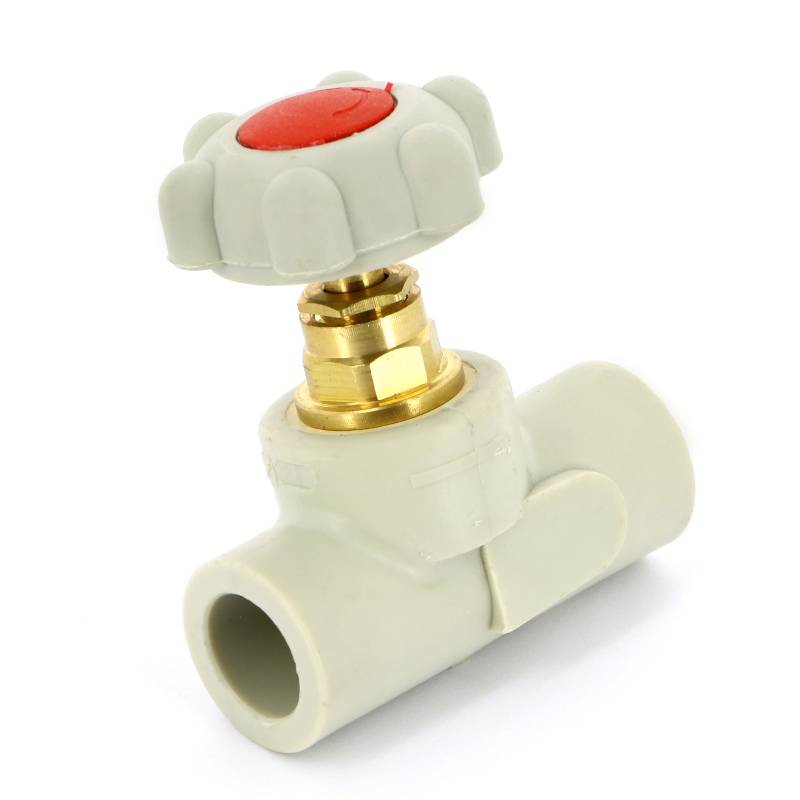 Вентиль полипропиленовый FV-Plast 20 мм под сварку со сливным клапаном 305020