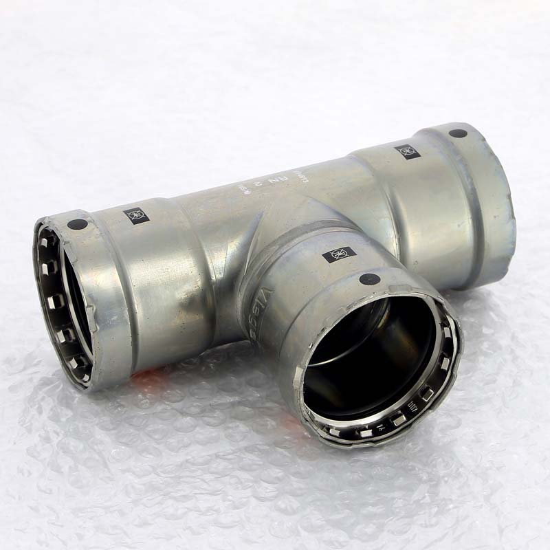 Тройник пресс Megapress Viega 2x2x2 695019