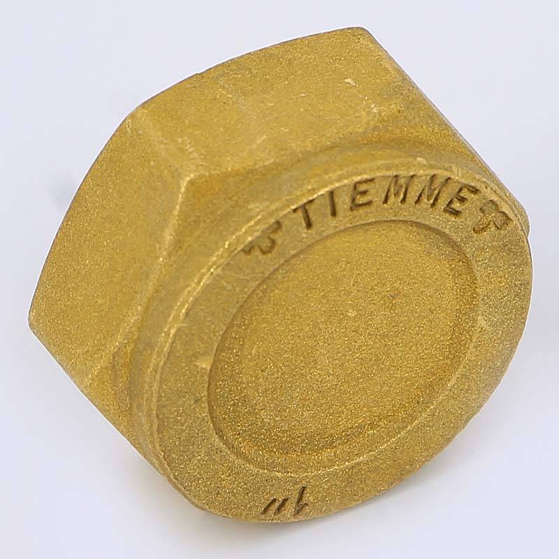 Заглушка латунная с внутренней резьбой Tiemme 1 1500108