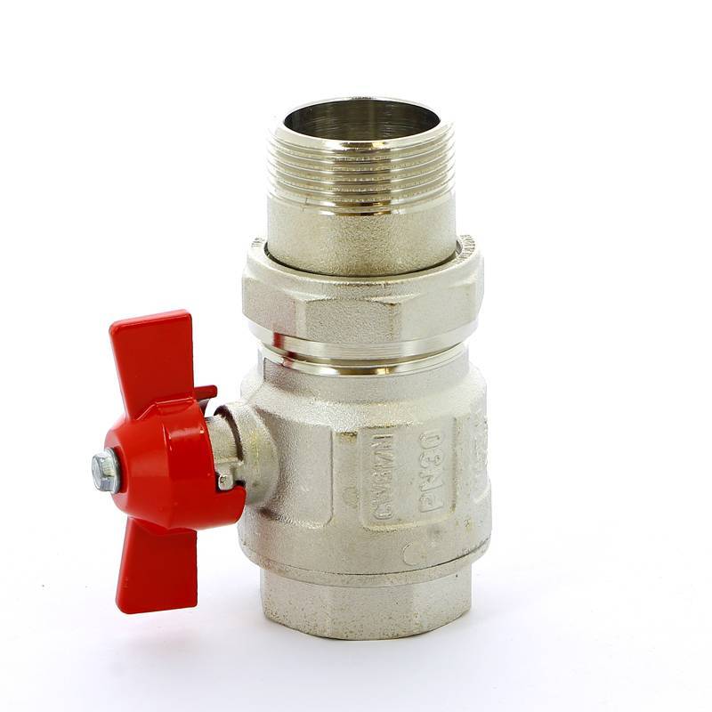 Кран шаровой ITAP IDEAL НВ с разъемным соединением бабочка 1 1/4 098 1 1/4