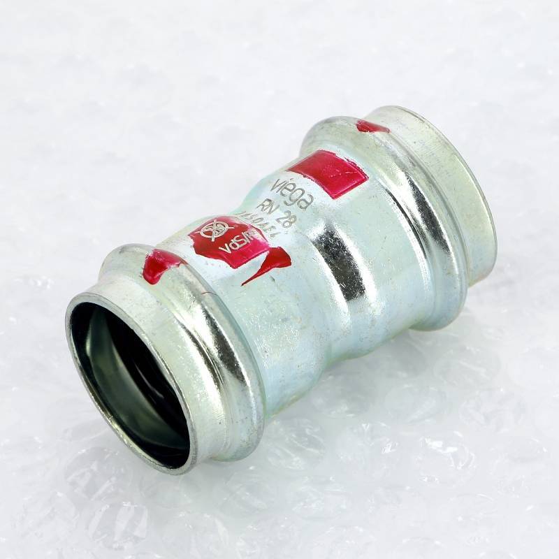 Муфта пресс Viega Prestabo 28 мм оцинкованная сталь 558017