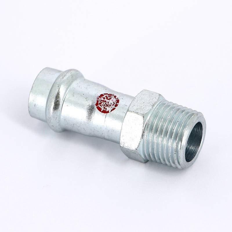 Муфта переходная пресс-Н IBP B > Press Carbon 15х1/2 оцинкованная сталь PC4243G0150400