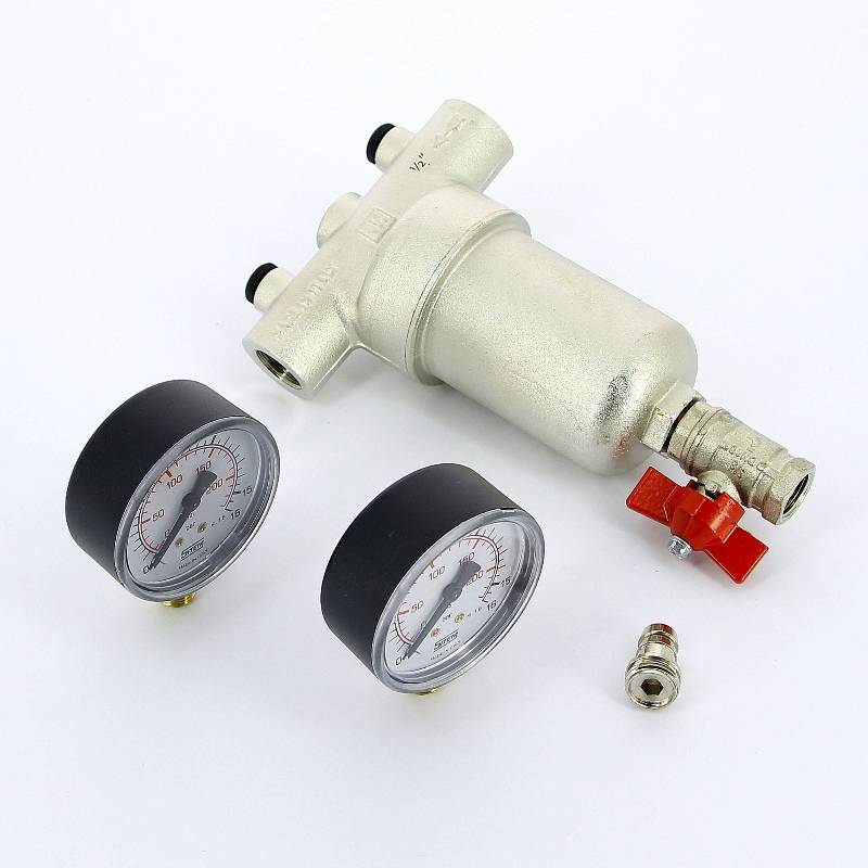 Фильтр промывной Itap 189 с двумя манометрами 1/2 189 1/2