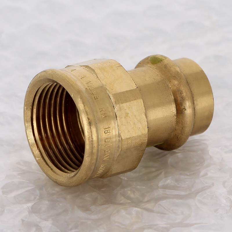 Муфта-вставка пресс Viega Profipress G медь 22x15 мм 346560