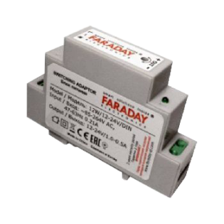 Блок питания ZONT на DIN-рейку 12 Вт 12-24 В 12W/12-24V