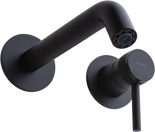 Смеситель для раковины Allen Brau Priority излив 18.4 см черный матовый 5.31030-31