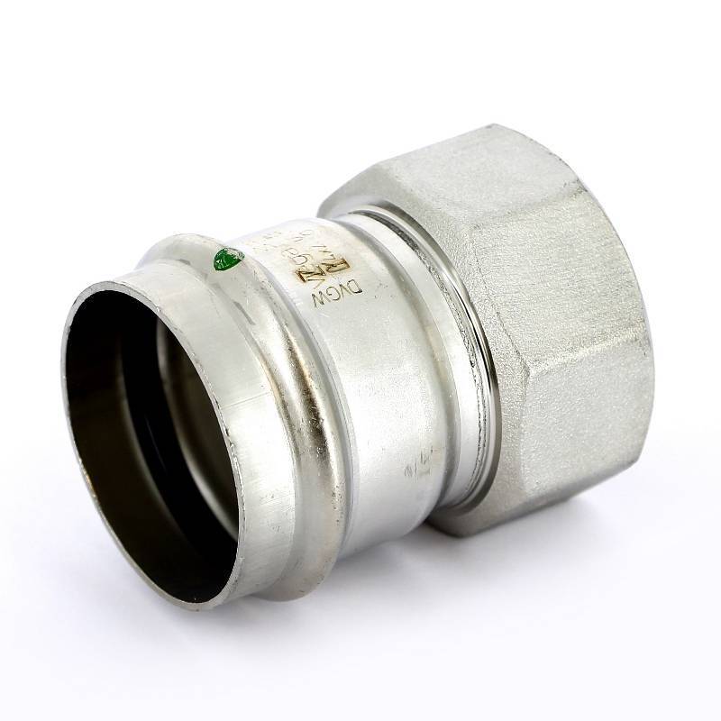 Муфта переходная пресс-В Viega Sanpress Inox нержавеющая сталь 54x2 436681